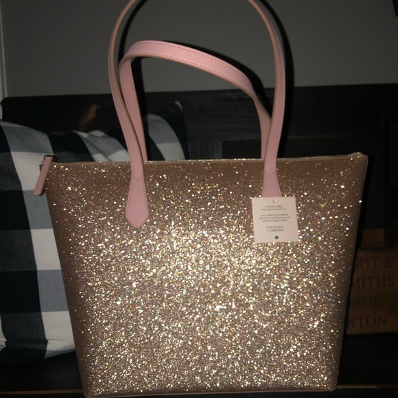 kate spade Handbags - Large kate spade glitter tote bag ⚡️🧞‍♂️🧞‍♂️